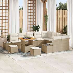 vidaXL Garden Sofa Set with Cushion 12 Pieces 3362821