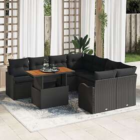 vidaXL Garden Sofa Set with Storage 9 Pieces 3358179