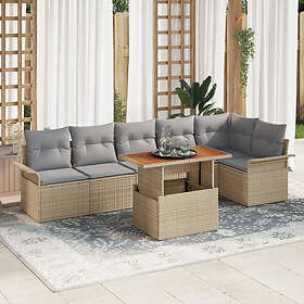 vidaXL Garden Sofa Set with Storage 7 Pieces 3358079