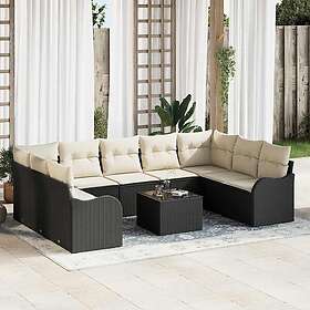 vidaXL Garden Sofa Set with Cushions 10 Pieces 3345867