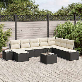 vidaXL Garden Sofa Set with Cushion 9 Pieces 3347187