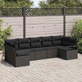 vidaXL Garden Sofa Set with Cushion 7 Pieces 3355202