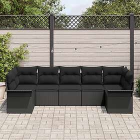 vidaXL Garden Sofa Set with Cushion 7 Pieces 3354182