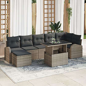 vidaXL Garden Sofa Set with Cushion 8 Pieces 3357422