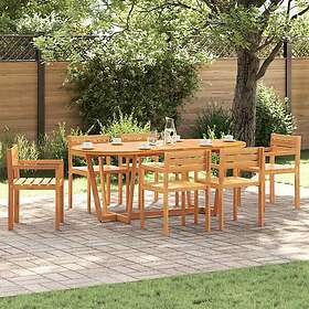 vidaXL Hage Spisegruppe 7 Deler 3334772