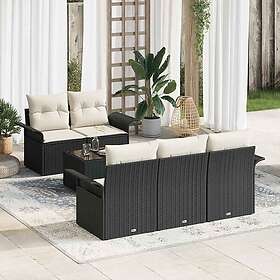 vidaXL Garden Sofa Set with Cushion with Storage 6 Pieces 3353906