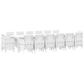 vidaXL Ensemble de Salle à Manger de Jardin 15 Pièces 3378644