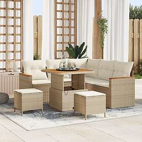 vidaXL Garden Sofa Set with Cushion 8 Pieces 3364991
