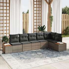 vidaXL Garden Sofa Set with Cushion 6 Pieces 3348095