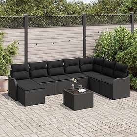 vidaXL Ensemble Canapé de Jardin 9 Pièces 3345833