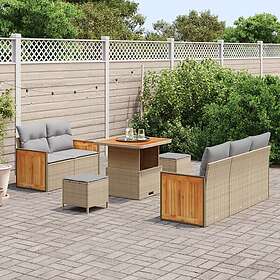 vidaXL Garden soffgrupp 10 Delar 3365197