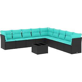 vidaXL Garden Sofa Set with Cushions 10 Pieces 3217787
