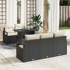 vidaXL Garden Sofa Set with Cushion 6 Pieces 3357470