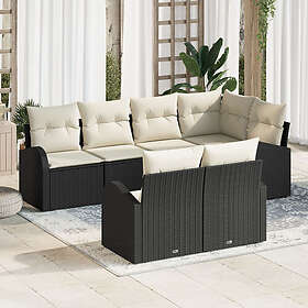 vidaXL Garden Sofa Set with Cushion 7 Pieces 3354746