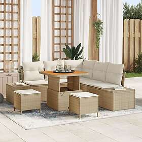 vidaXL Garden Sofa Set with Cushion 8 Pieces 3364731