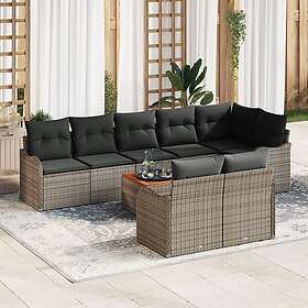 vidaXL Garden Sofa Set with Storage 9 Pieces 3356137