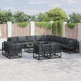 vidaXL Ensemble de Canapé de Jardin avec Coussin 13 Pièces 3378936