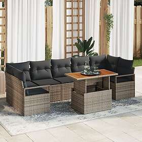 vidaXL Garden Sofa Set with Cushion 8 Pieces 3349677