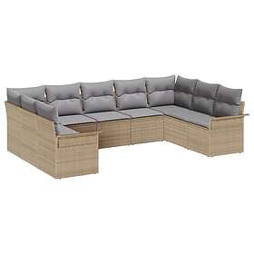 vidaXL Ensemble Canapé de Jardin avec Rangement 9 Pièces 3354189