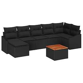vidaXL Garden Sofa Set with Cushion 8 Pieces 3347863