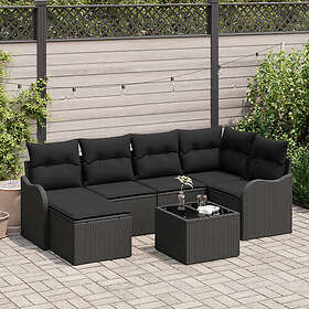 vidaXL Garden Sofa Set with Cushion 7 Pieces 3354452
