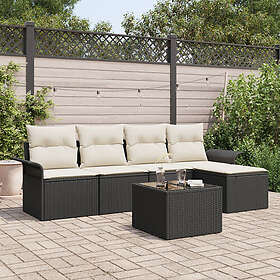 vidaXL Hage Sofasett med Pute 6 Deler 3353996