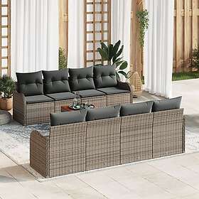 vidaXL Ensemble de Canapé de Jardin avec Rangement 9 Pièces 3356095