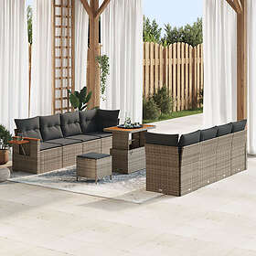 vidaXL Garden Sofa Set with Cushion 12 Pieces 3365103