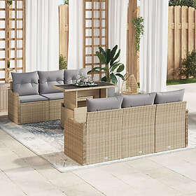 vidaXL Garden Sofa Set with Cushions 7 Pieces 3357123