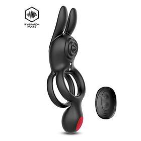 IntoYou Konny Vibrerande Kanin Dubbel Penisring