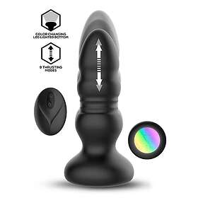 IntoYou Krax Analplugg Med Vibration, Framdrivning &amp; Led-Ljus