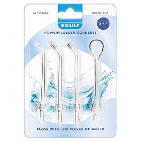 Ekulf PowerFlosser Premium Genopfyldning 4-pack