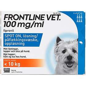 Frontline Spot-On Treatment Hund <10kg 6-Pack