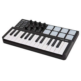 GreenZech 25-Key USB Keyboard and Drum Pad MIDI Controller