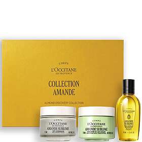 L'Occitane Almond Discovery Collection Gift Set (75ml Shower Oil, 200ml Body Scr
