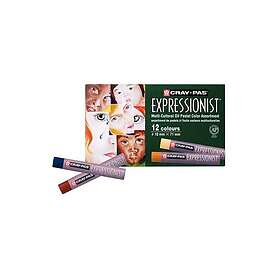 Sakura Cray-Pas Expressionist Set 12 Oil Pastels Multi-Cultural