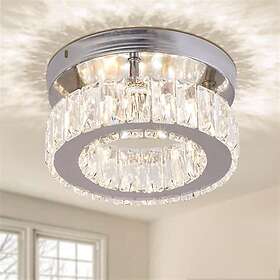 CXGleaming Crystal Ring LED Plafond