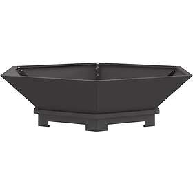 vidaXL Fire Pit 100x100x28cm 858998