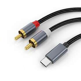 INF USB-C to 2x RCA Audio Cable