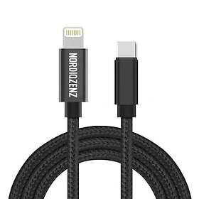 NORDIQZENZ 83085993 USB-C till Lightning Textilkabel 3m