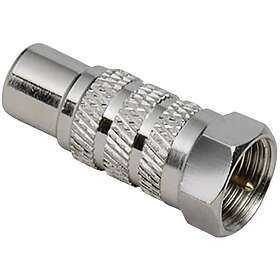 TRU COMPONENTS 1582555 RCA Hona till F-kontakt Hane Adapter