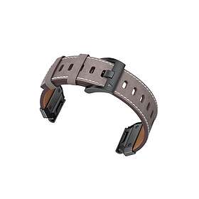 INF Genuine Leather Band Strap for Garmin Fenix 8/7X/7/6/5/965 26mm