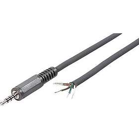 TRU COMPONENTS Connecteur Mâle Jack Casque 3.5mm