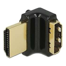 DeLock 49120695 Adaptateur HDMI 19 broches Mâle à Femelle 90° Orienté vers le Ha