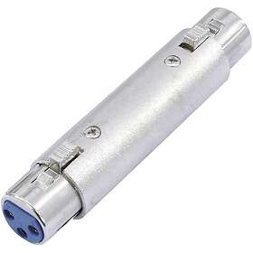 Omnitronic 2300039 XLR Adapter 1x XLR 3-polig Hona till Hona Koppling
