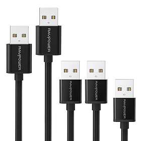 RAVPower RPLC04B USB-A Micro USB -kaapelisarja USB 2.0 0.3m 0.9m 1.8m 3.0m