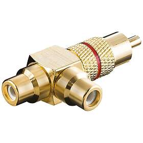 Goobay 63978188 RCA Y-adapter 1 x RCA han til 2 x RCA hun