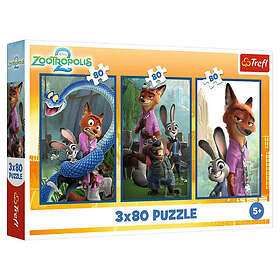 Trefl Disney Zootropolis 2 3 x 80 Brikker
