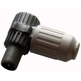 Triax Antennkontakt Vinklad Hane (5153114)