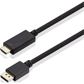 Sandstrøm DisplayPort till HDMI-kabel 1m SDPHD126